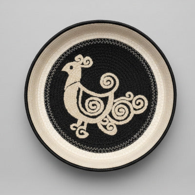 Raffiakorb "pavoncella"